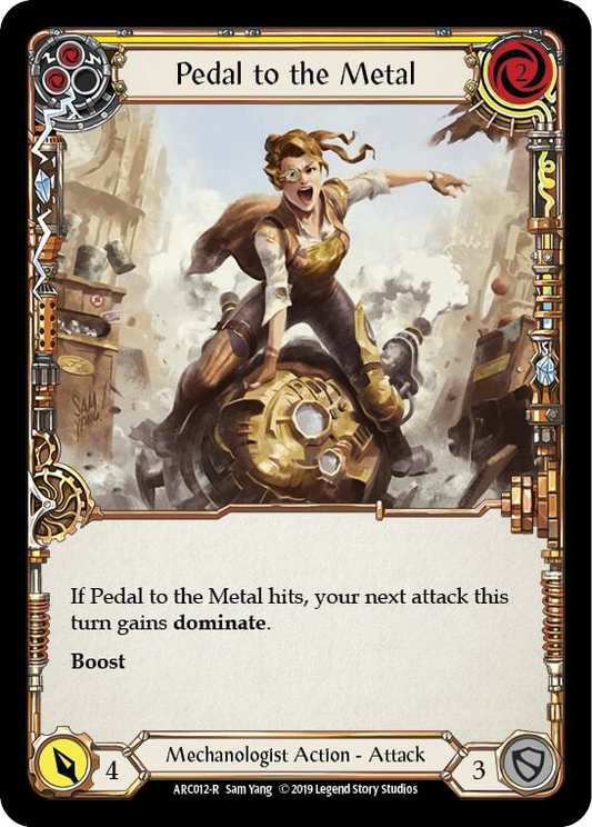 Pedal to the Metal (Yellow) - Arcane Rising (ARC)