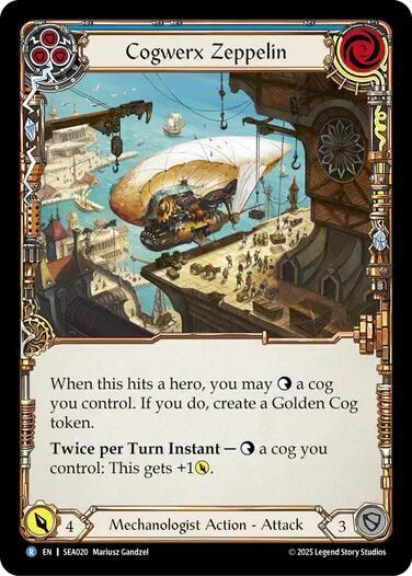 Cogwerx Zeppelin (Blue) - High Seas