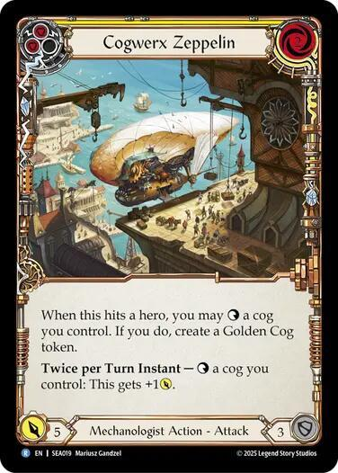 Cogwerx Zeppelin (Yellow) - High Seas