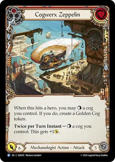 Cogwerx Zeppelin (Red) - High Seas