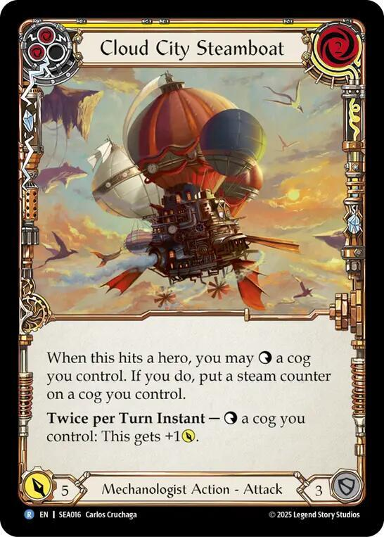 Cloud City Steamboat (Yellow) - High Seas