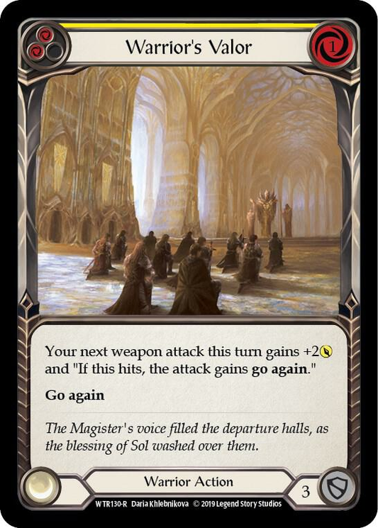 Warrior's Valor (Yellow) - Welcome to Rathe (WTR)