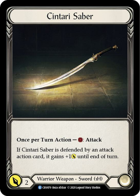 Cintari Saber - Crucible of War (CRU)