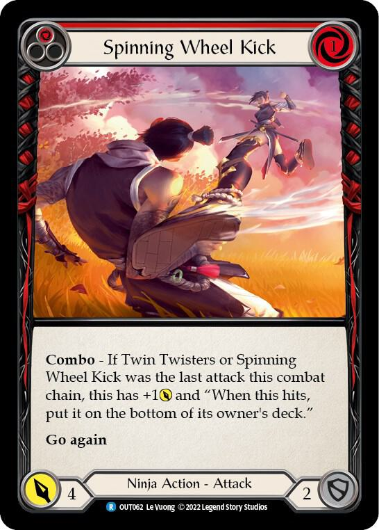 Spinning Wheel Kick (Red) - Outsiders (OUT)