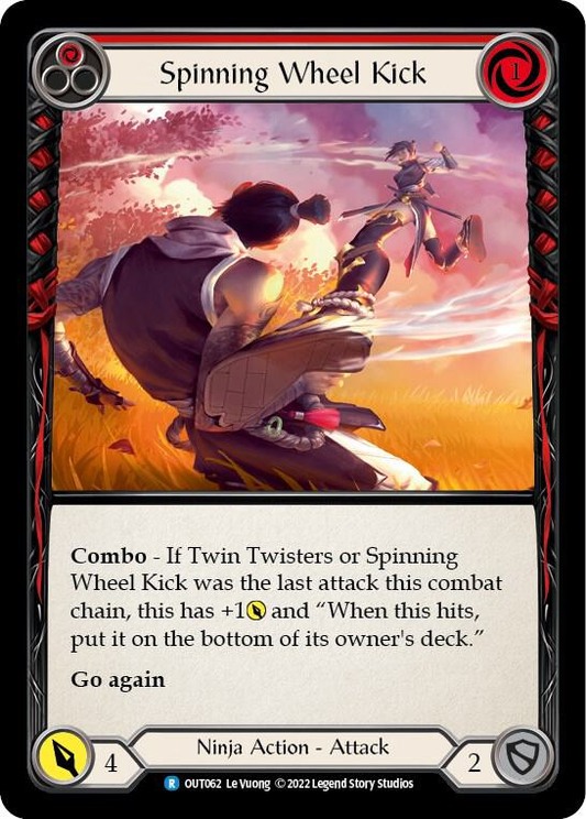 Spinning Wheel Kick (Red) - Outsiders (OUT)