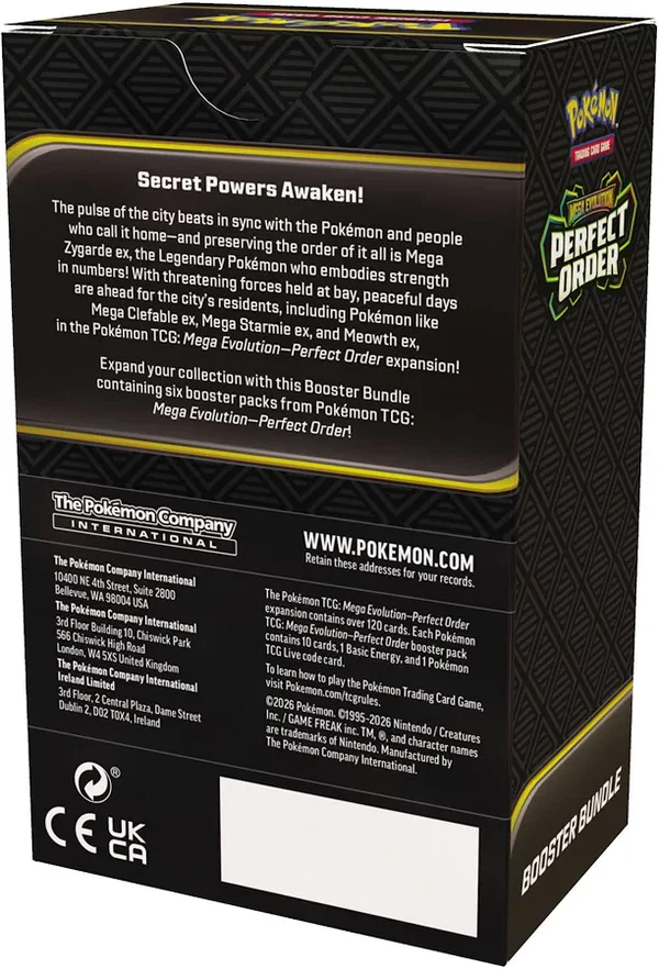 Mega Evolution Perfect Order Booster Bundle