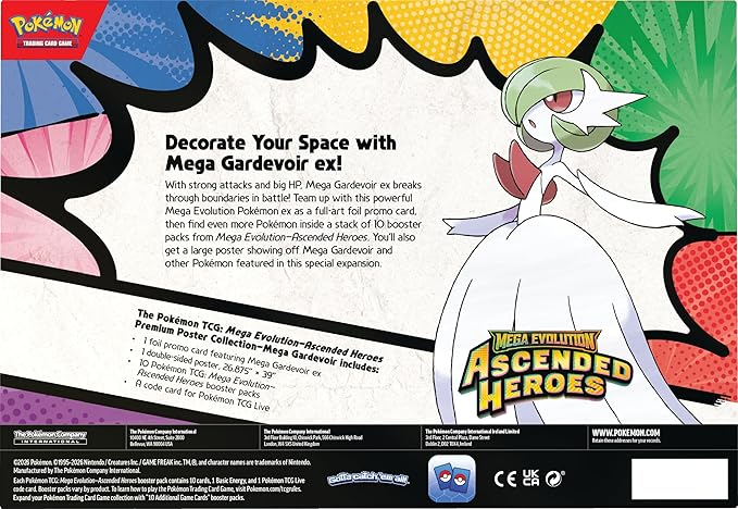 Premium Poster Collection Mega Gardevoir - Ascended Heroes Pokemon TCG
