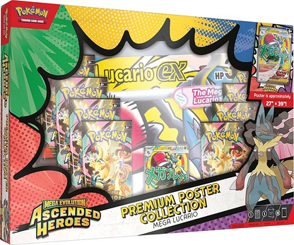 Premium Poster Collection Mega Lucario - Ascended Heroes Pokemon TCG