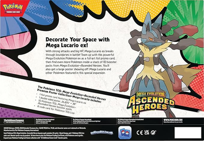 Premium Poster Collection Mega Lucario - Ascended Heroes Pokemon TCG