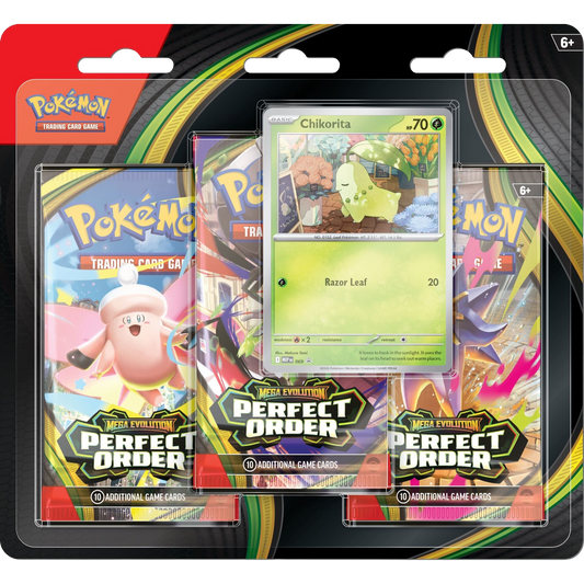 Pokémon TCG: Mega Evolution - Perfect Order 3‑Pack Blister