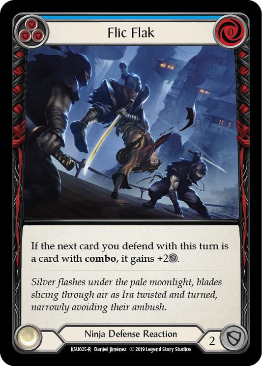 Flic Flak (Blue) - Hero Deck: Katsu (KSU)