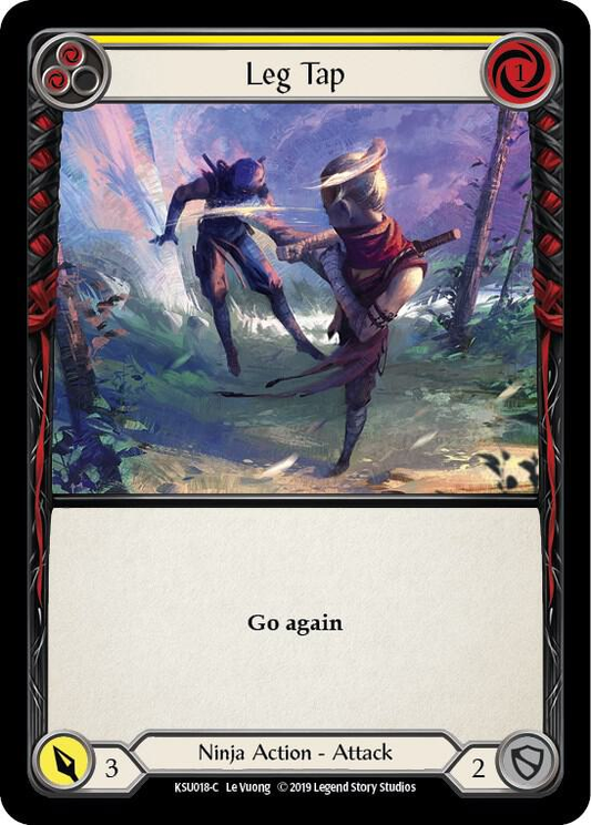 Leg Tap (Yellow) - Hero Deck: Katsu (KSU)