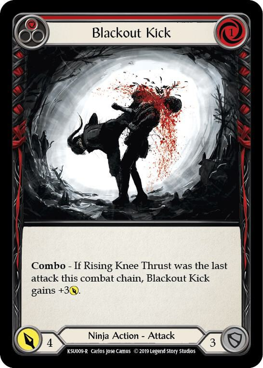 Blackout Kick (Red) - Hero Deck: Katsu (KSU)