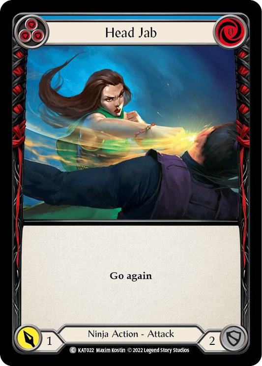 Head Jab (Blue) - Blitz Deck: Outsiders - Katsu