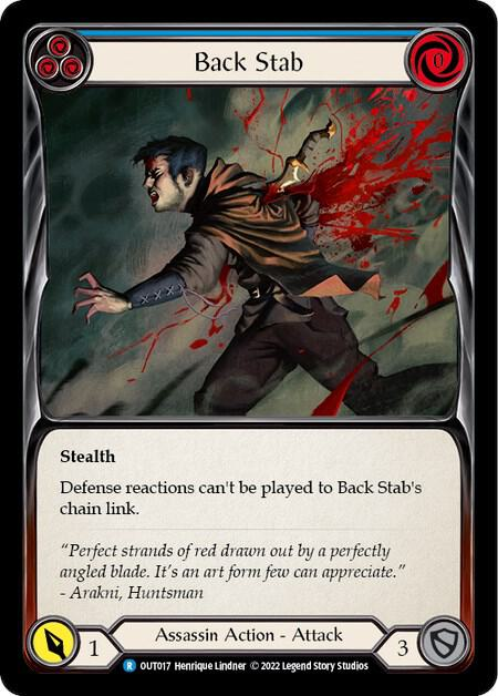 Back Stab (Blue) - Outsiders (OUT)