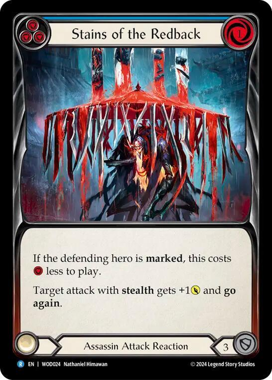 Stains of the Redback (Blue) - Blitz Deck: The Hunted - Arakni, Web of Deceit