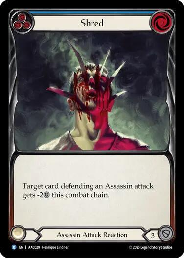 Shred (Blue) - Armory Deck: Arakni