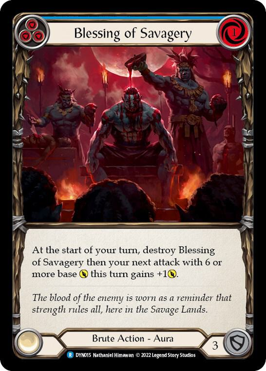 Blessing of Savagery (Blue) - Dynasty (DYN)